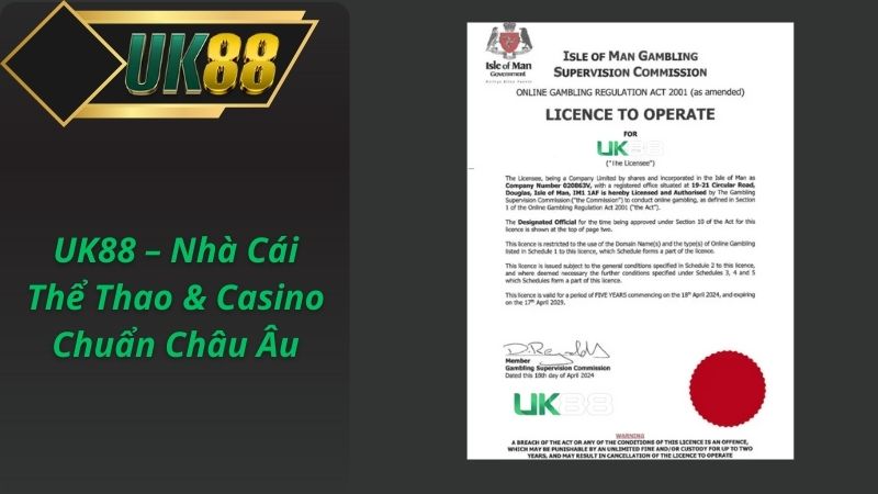 UK88 – Nhà Cái Thể Thao & Casino Chuẩn Châu Âu